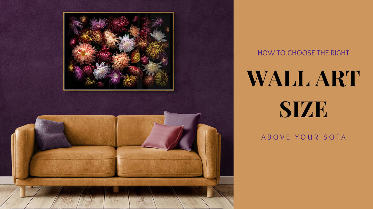 How to Choose the Right Size Wall Art Above Your Sofa – My Botanical Heart